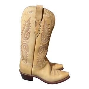 Lucchese 1883 Savannah Snip Toe Cowboy Boot Women size 7.5 B